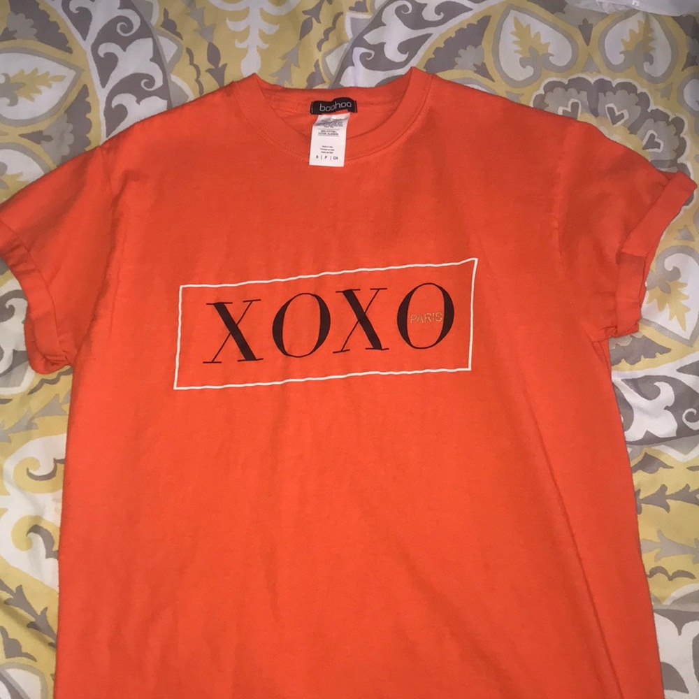 XOXO t shirt from BooHoo (off of Dote)